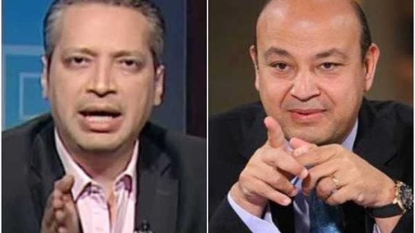 عمرو أديب وتامر أمين
