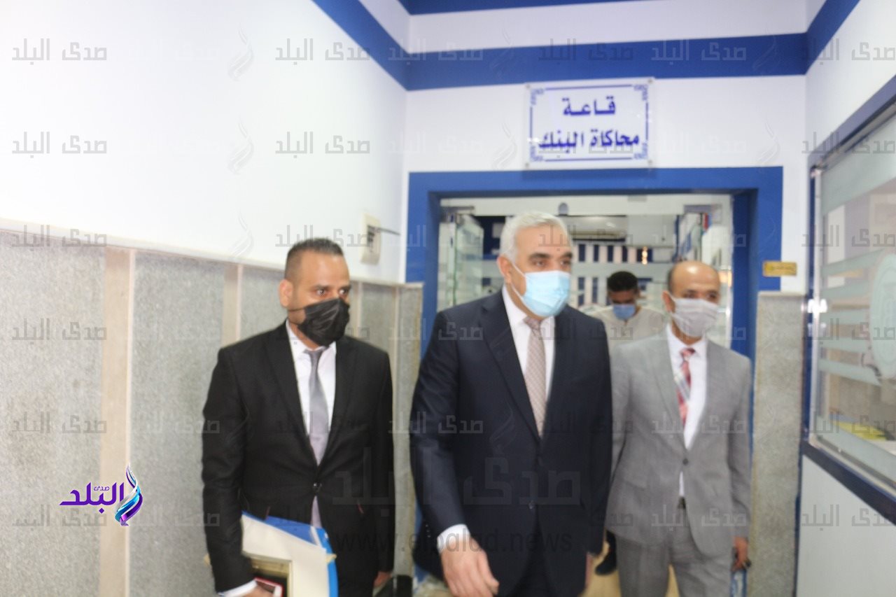 زيارة السفير العراقى اجامعة المنصورة