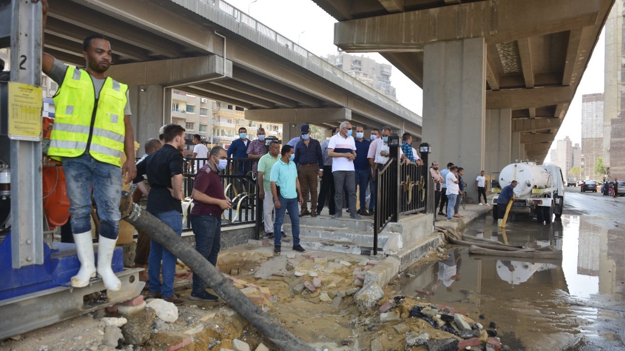 محافظ الجيزة يتابع الأعمال 