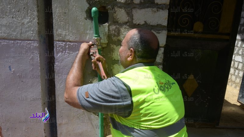 توصيل مياه الشرب