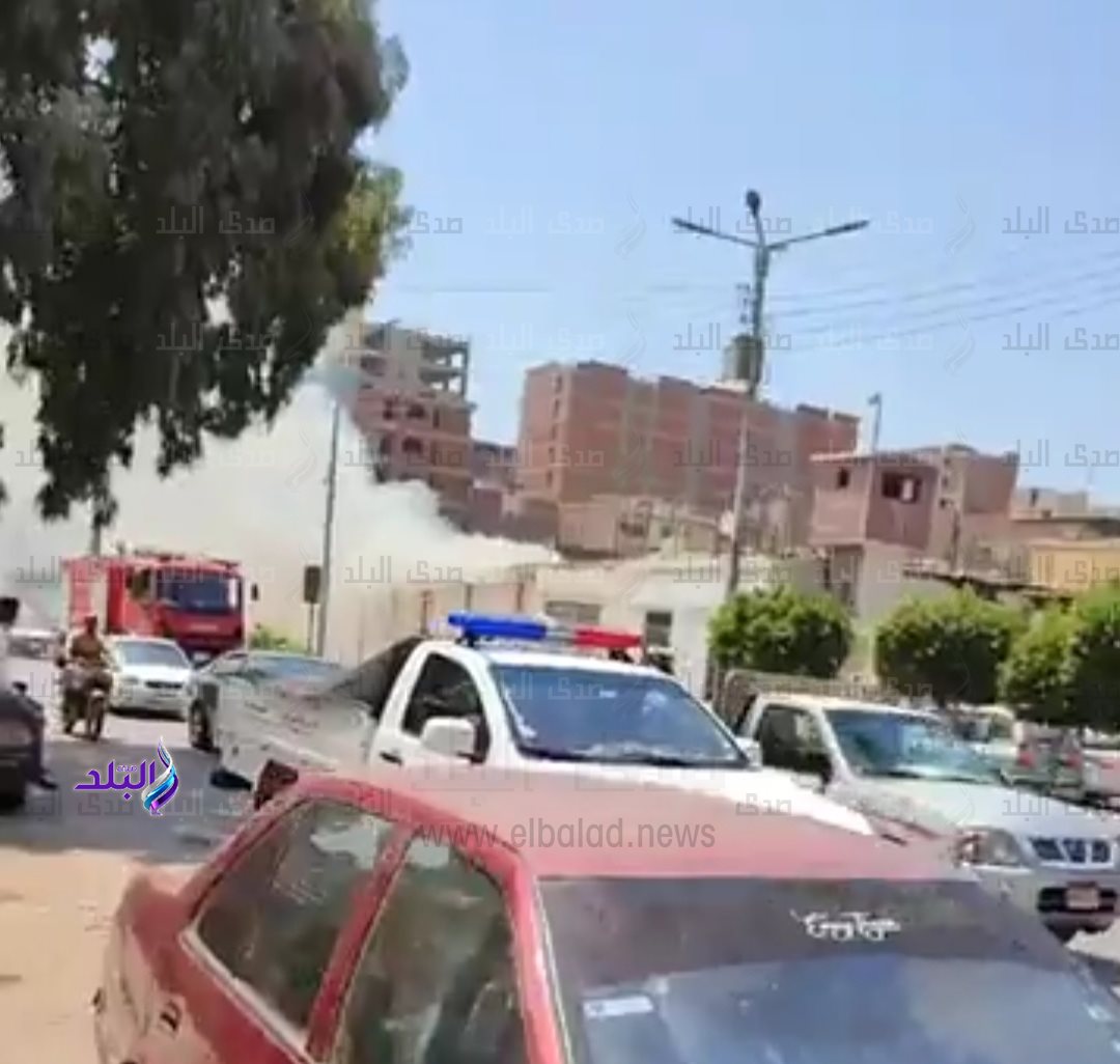 لقطات من حريق سجن المنصورة العمومى