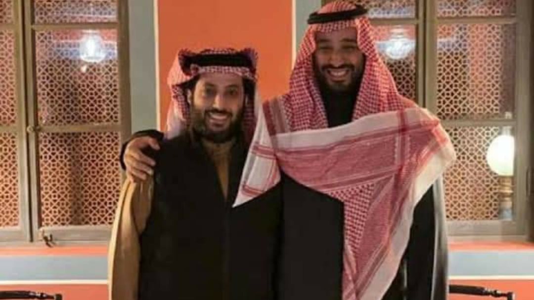 ولى العهد السعودي وتركي ال الشيخ 