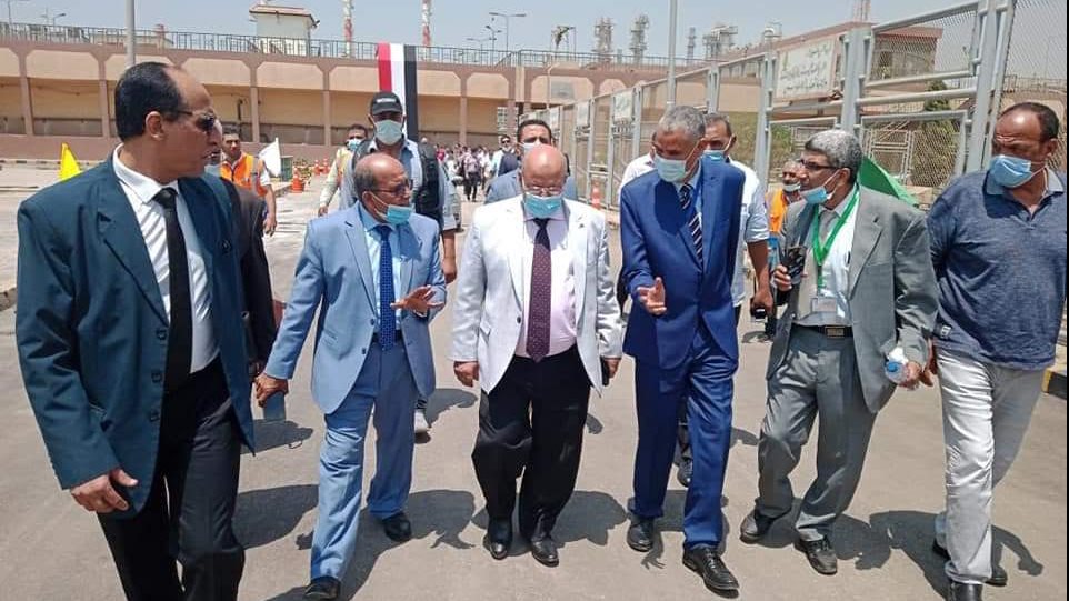مياه القاهرة تستقبل وفد مياه الإسكندرية 