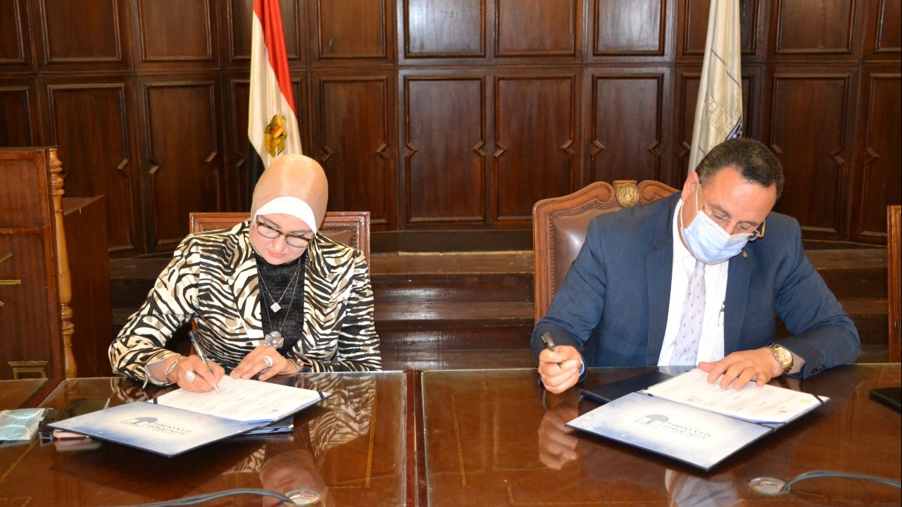 بروتوكول تعاون بين جامعة الإسكندرية ومعهد بحوث الإلكترونيات 