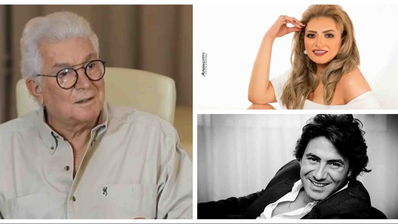  محمود قابيل و أسامة أسعد ومنة جلال