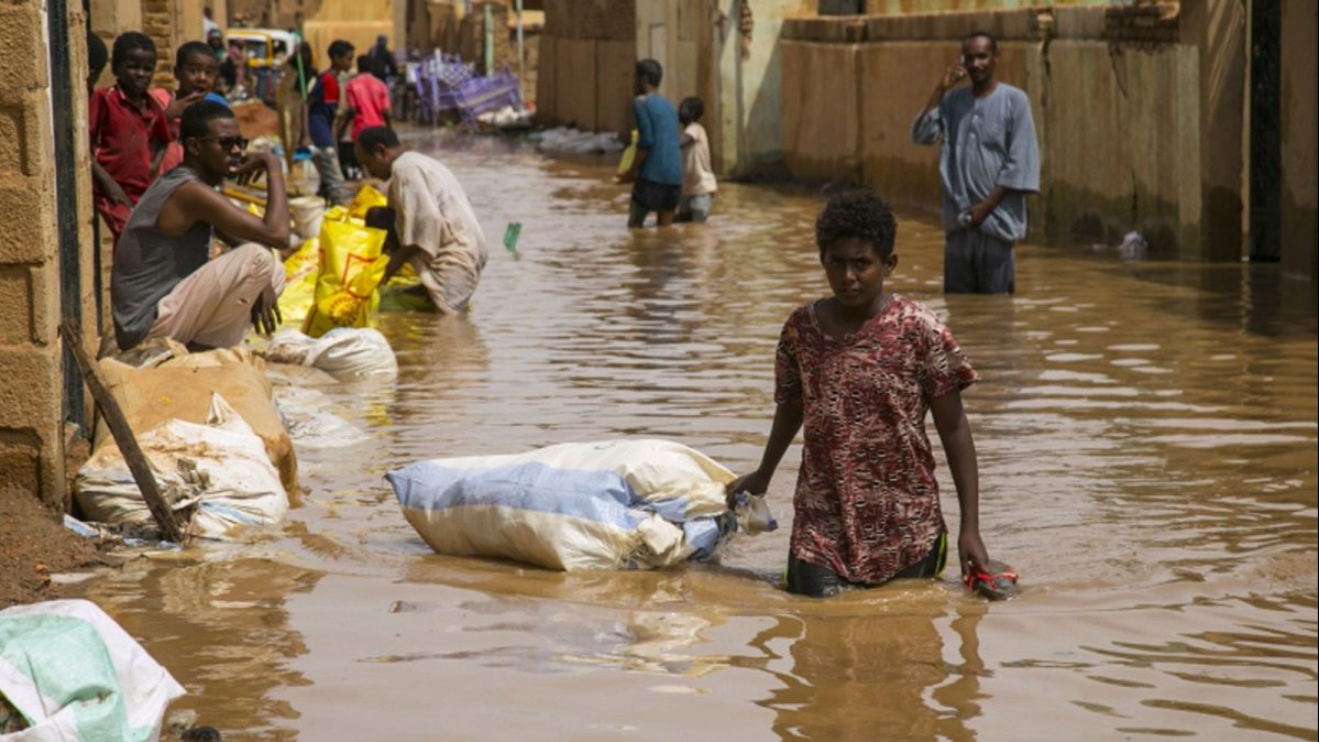 شاهد ماذا فعلت الفيضانات في جنوب السودان 