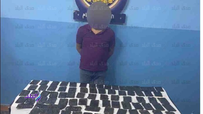 المتهم عقب ضبطه