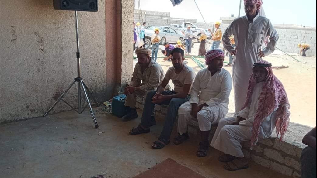قوافل السعادة تجوب قري وسط 