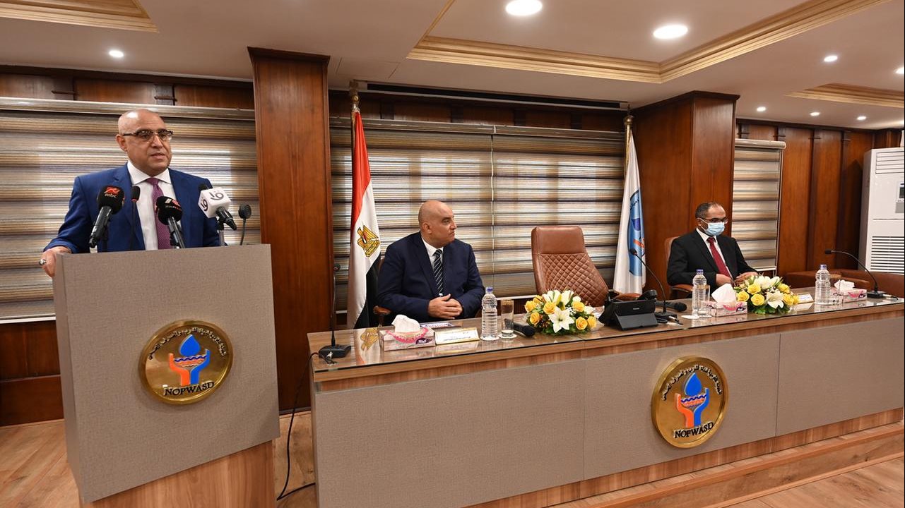  افتتاح المعامل المركزية بالهيئة القومية لمياه الشرب 