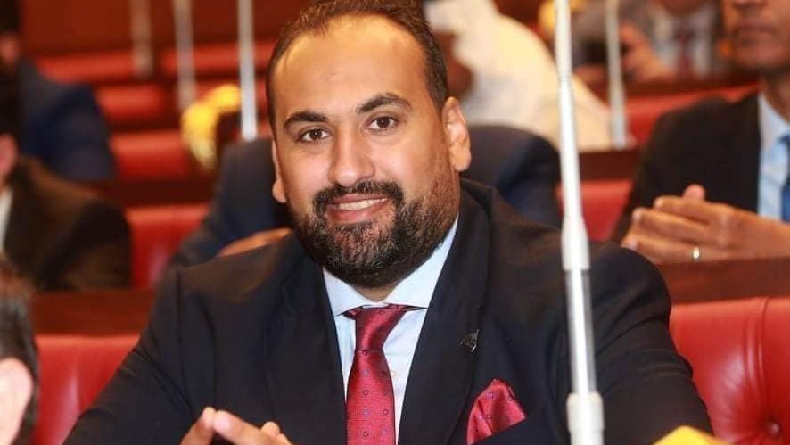 النائب محمد الرشيدي عضو مجلس الشيوخ