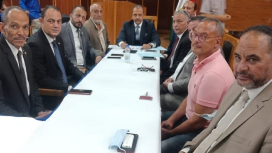 اجتماع النقابة العامة للعاملين بالمرافق