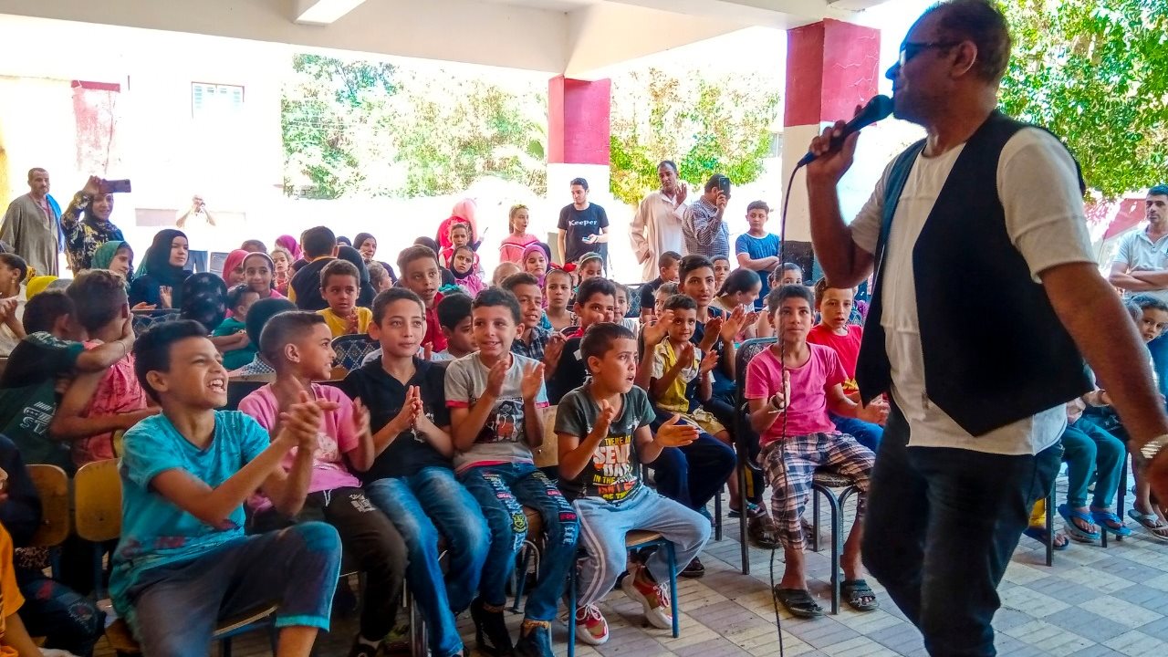 القافله الفنيه لجامعة المنيا 