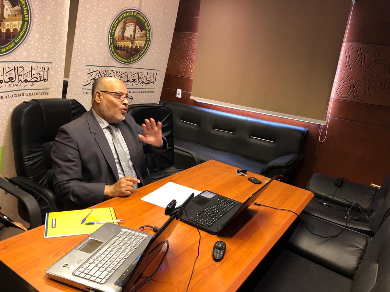 الدكتور إبراهيم الهدهد المستشار العلمي للمنظمة