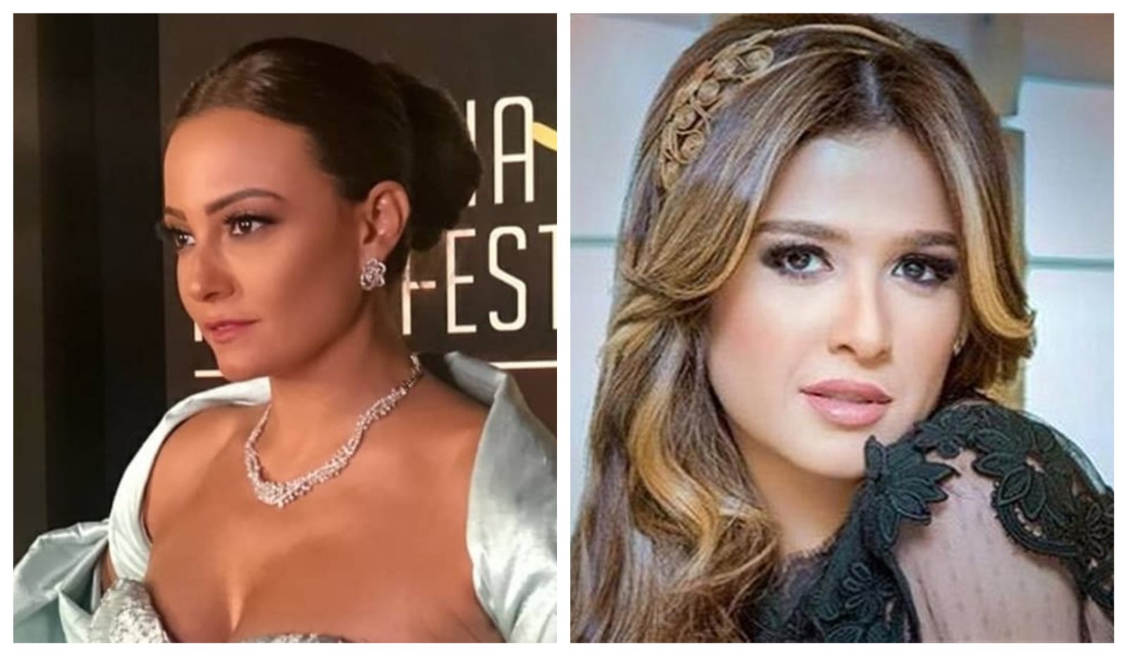 ياسمين عبد العزيز وبشرى  ياسمين عبد العزيز وبشرى