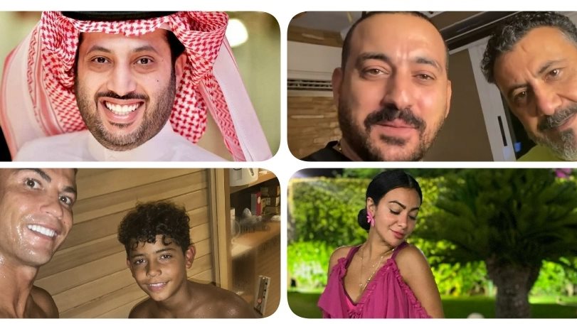 تركي ال الشيخ وكريستيانو وميرهان ودياب