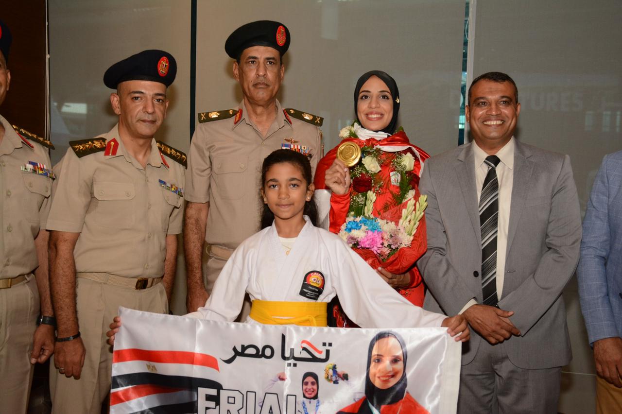 اللاعبة فريال أشرف عبد العزيز