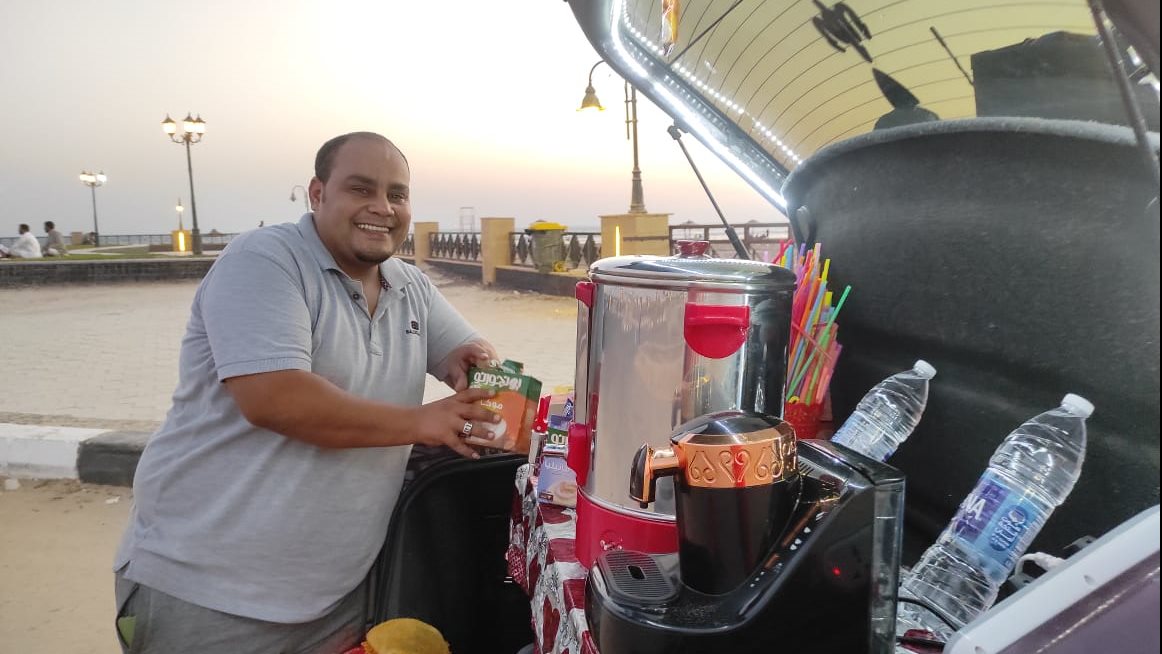 كافية بسيارة ملاكي 