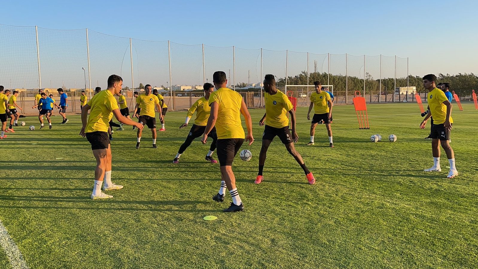 جانب من تدريبات بيراميدز اليوم