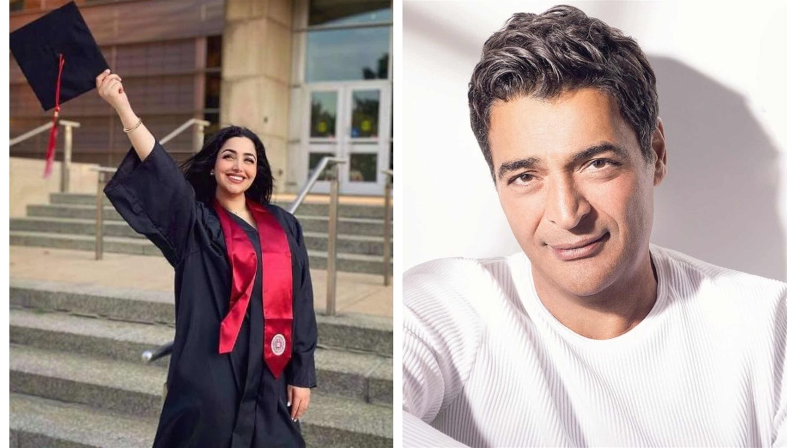 حميد الشاعرى وابنته 