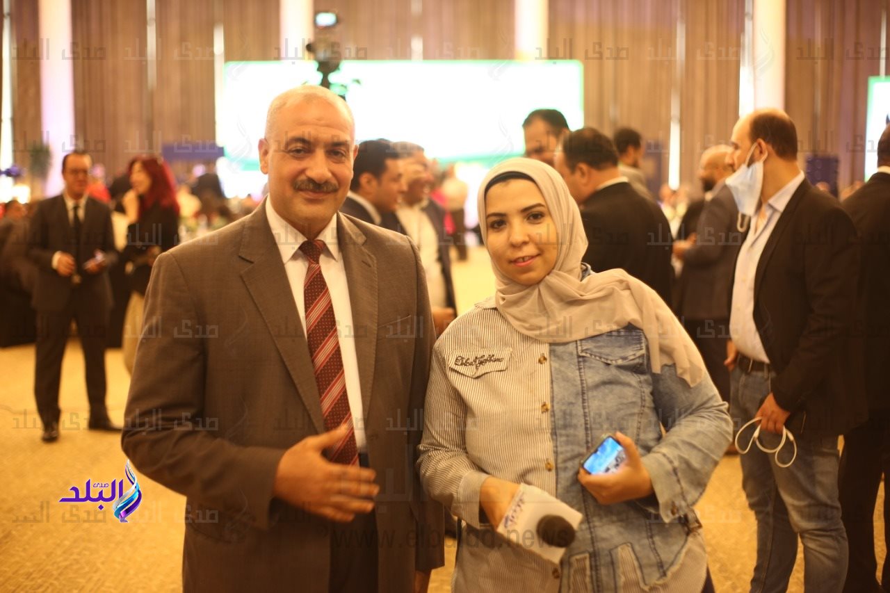 حاتم النجيب مع محرر صدى البلد 