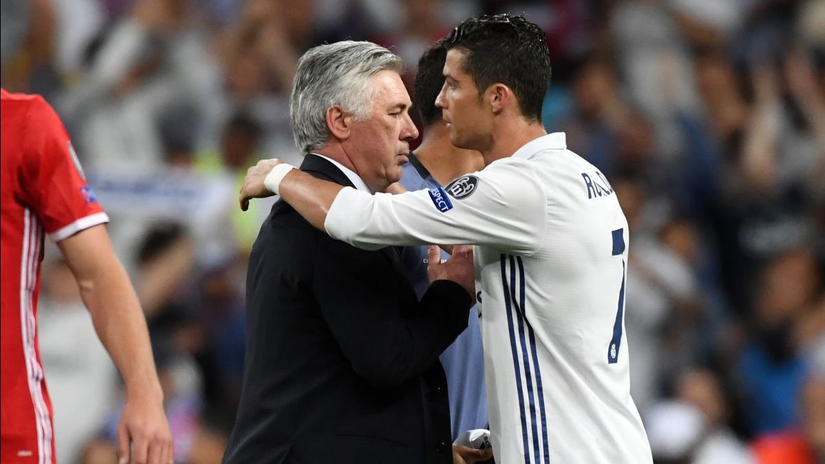 رونالدو مع أنشيلوتي