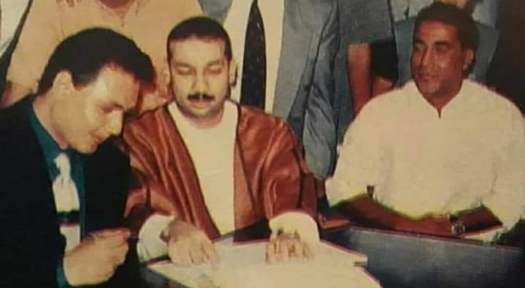 احمد زكي فى عقد قرآن محمد رياض