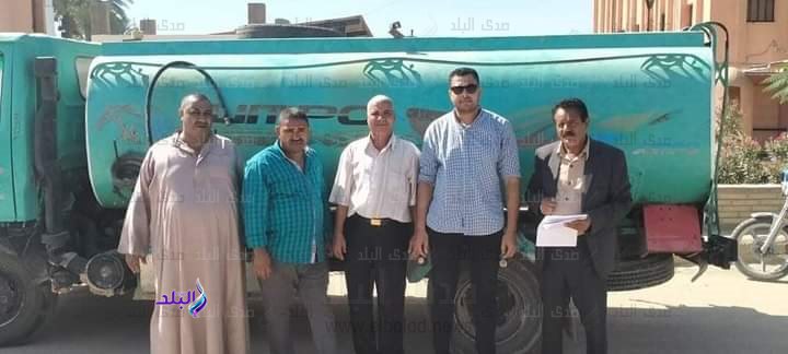 الحملة التي ضبطت السيارة المُحملة بالسولار في سوهاج