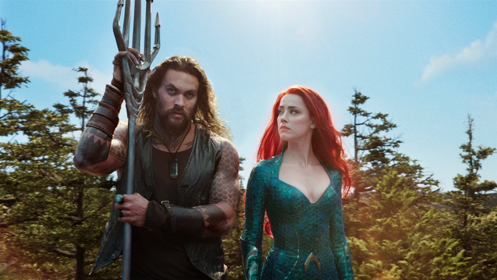 جيسون موموا وآمبر هيرد أبطال Aquaman