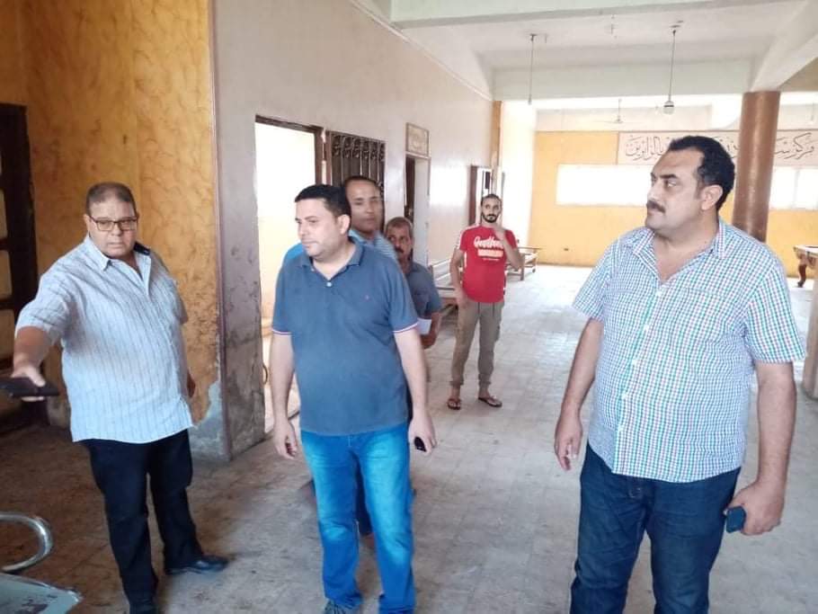 جولة لوكيل وزارة الشباب بمركز شباب درين