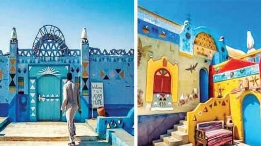 لون المبنى
