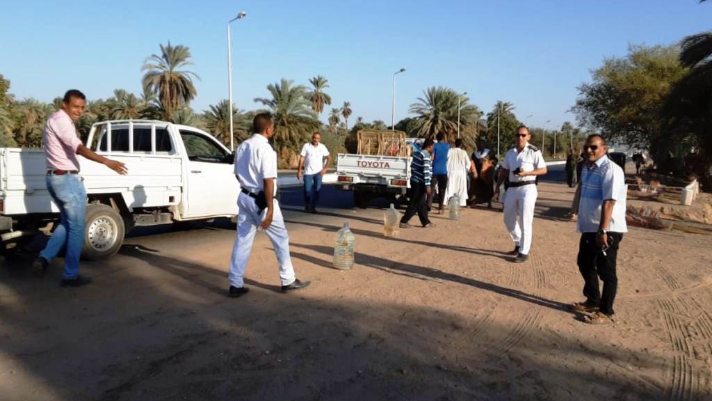جانب من أعمال الحملات بأسوان