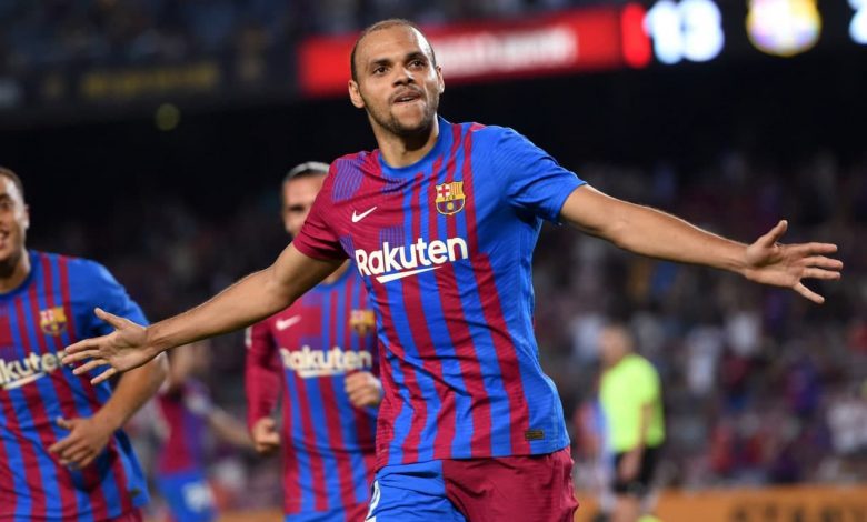 مارتن برايثوايت مهاجم فريق برشلونة