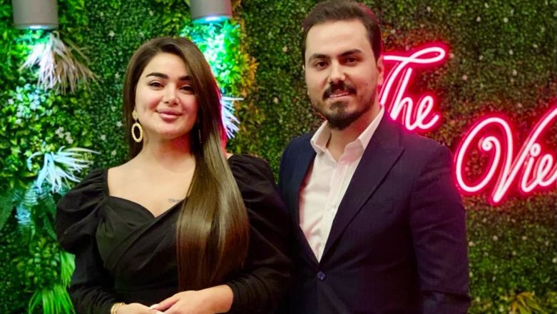 نزار الفارس مع ملكة جمال آسيا 