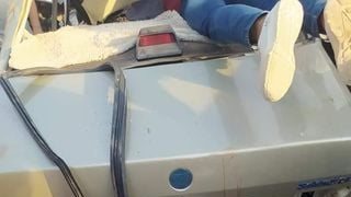 صورة السيارة بعد الحادث