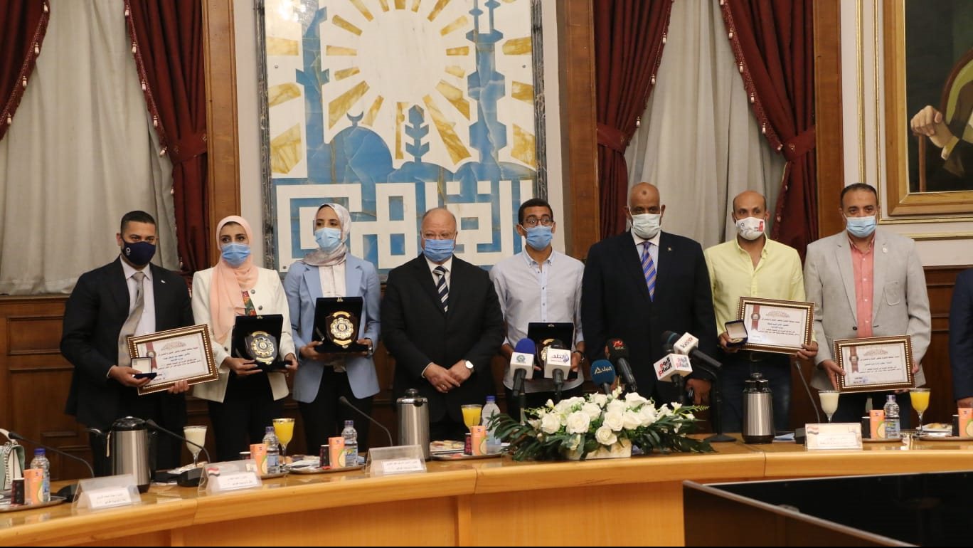 محافظ القاهرة يكرم ابطال مصر في طوكيو 