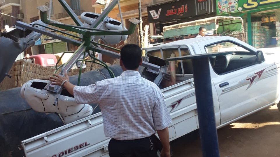 حملة لإزالة الإشغالات 