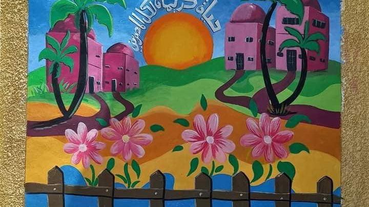 احدي المدارس المشاركه في المسابقه