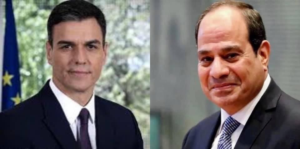 الرئيس السيسي ورئيس الحكومة الإسبانية