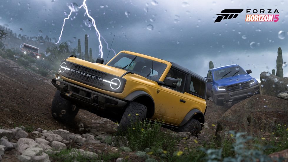 لأول مرة لعبة Forza horizon 5 تضم فورد برونكو ومرسيدس AMG