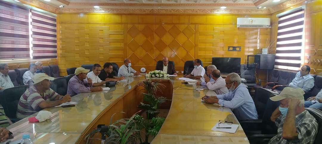 اجتماع رؤساء القري بمركز الحسنة 