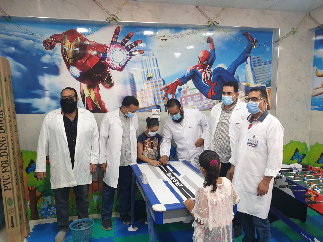 وحدة الغسيل الكلوى للاطفال بمستشفى شربين