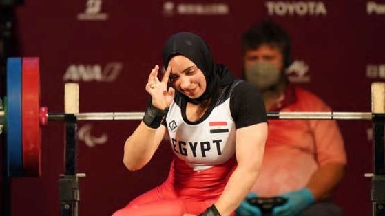رحاب رضوان بطلة مصر لرفع الأثقال بالدورة البارالمبية رحاب رضوان بطلة مصر لرفع الأثقال بالدورة البارالمبية