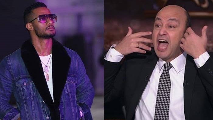 عمرو اديب و محمد رمضان