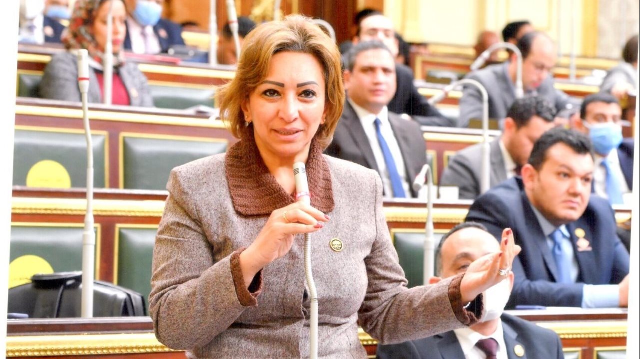 النائبة مها عبدالناصر عضو مجلس النواب 