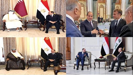 الرئيس السيسي في بغداد 