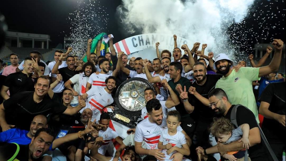 احتفال الزمالك بالدوري