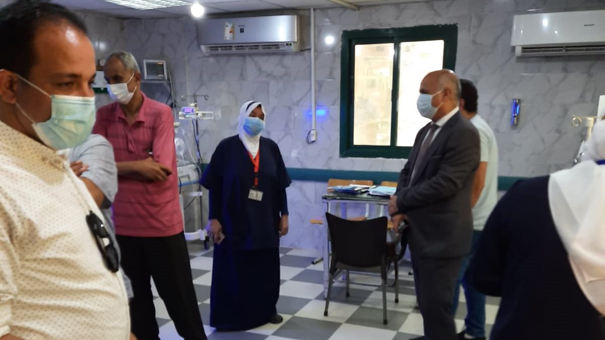 صحة الغربية:بإصلاح الأجهزة المعطلة بمستشفى حميات كفرالزيات، 