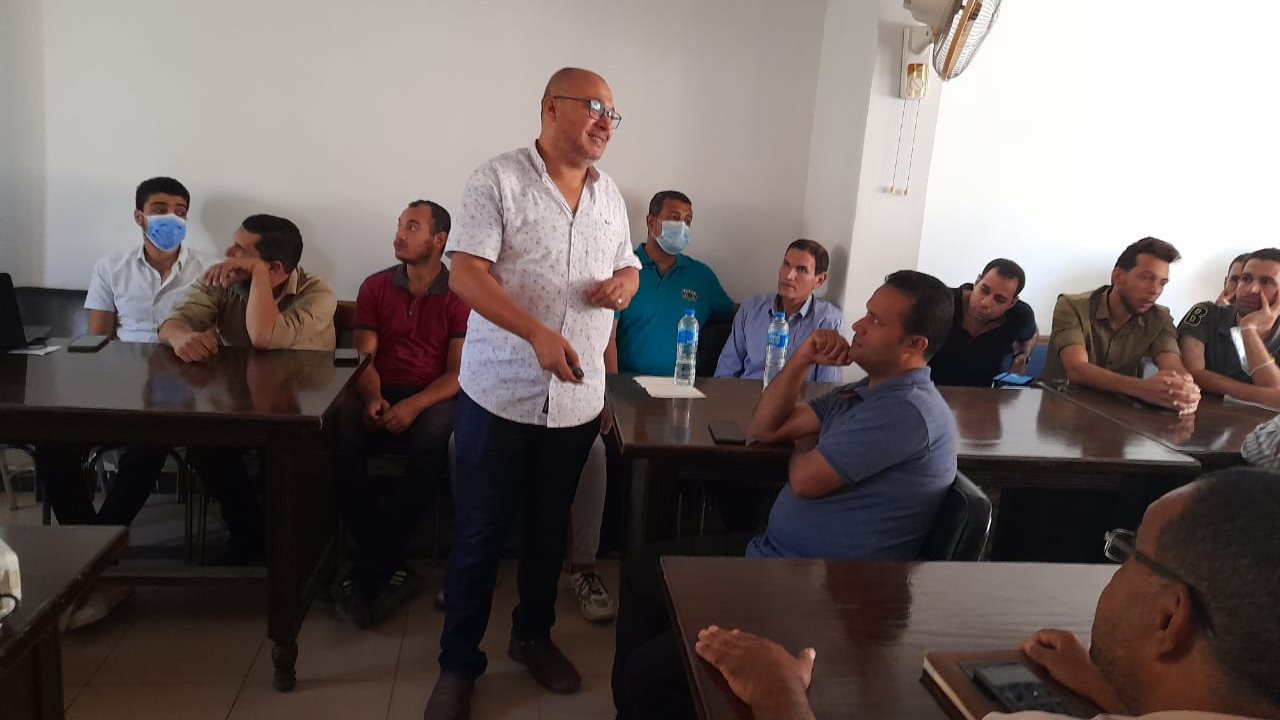 صحة الغربية:تدريب العاملين بالقطاع  الصحي على التطعيم ضد كوف