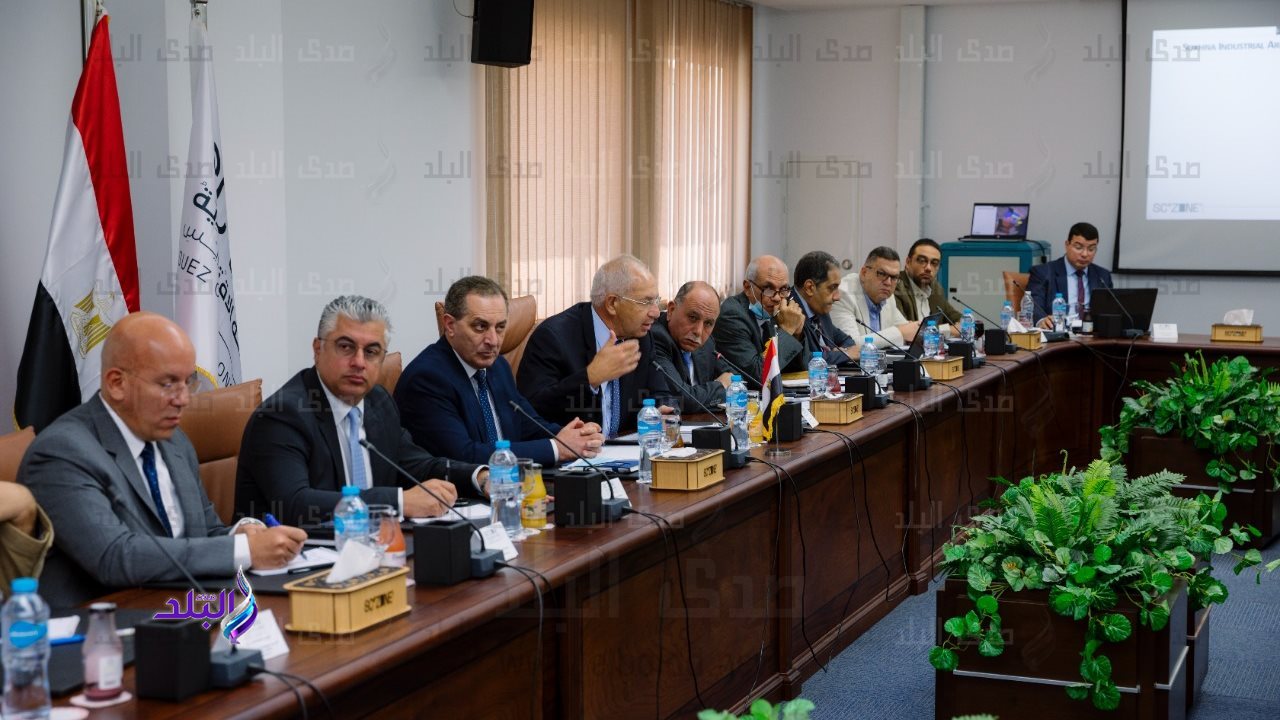  استقبال الوفد الروسي في اقتصادية قناة السويس