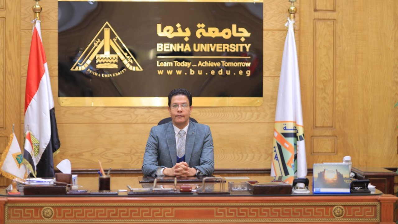 الدكتور ناصر الجيزاوى القائم بأعمال رئيس جامعة بنها
